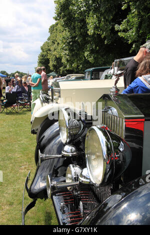 Rolls-Royces, Hanworth Classic Car Show, 26th June 2016. Bushy Park, Hampton Court, London Borough of Richmond, England, Great Britain, United Kingdom, UK, Europe. Vintage, classic and American vehicle displays plus 40's and 50's dancing and stalls. 8th annual meeting raising funds for Shooting Star Chase children's hospice. Credit:  Ian Bottle / Alamy Live News