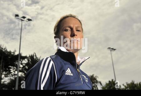 Bisham Abbey, Buckinghamshire, UK. 28th June, 2016. Crista Cullen, 30, London, womens hockey. TeamGB announces the hockey team for the Rio2016 Olympics. National Hockey Centre. Bisham Abbey. Buckinghamshire. UK. 28/06/2016. Credit:  Sport In Pictures/Alamy Live News Stock Photo