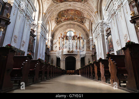 Parish church in Waidhofen an der Thaya, Waldviertel region, Lower Austria, Austria, Europe Stock Photo