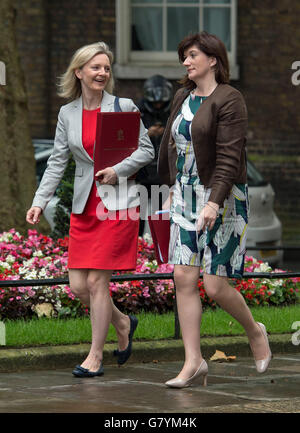 Environment Secretary Liz Truss (left) and Education Secretary Nicky ...