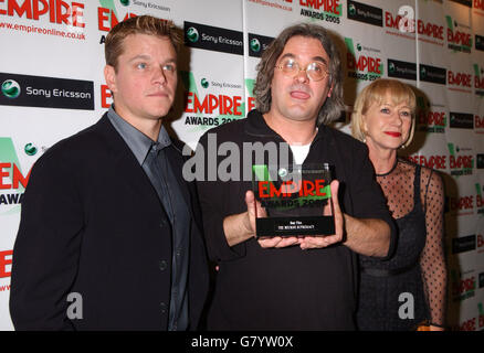 Kazia Pelka poses in the pressroom with the prize for Best