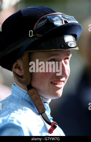 Horse Racing - Discover Ascot Raceday - Ascot Racecourse. Jockey Tom Marquand during Discover Ascot Raceday at Ascot Racecourse, Ascot. Stock Photo