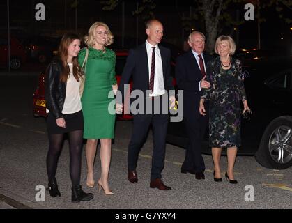 Neil Kinnock With His Wife Glenys And Daughter Arriving For The British neil-kinnock-with-his-wife-glenys-and-daughter-arriving-for-the-british