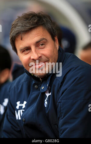 Soccer - Barclays Premier League - Stoke City v Tottenham Hotspur - Britannia Stadium. Tottenham Hotspur First Team Coach Miguel D'Agostino Stock Photo