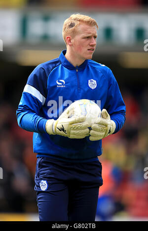 Soccer - Sky Bet Championship - Watford v Sheffield Wednesday - Vicarage Road. Sheffield Wednesday goalkeeper Cameron Dawson Stock Photo