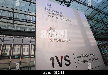 A general view of the Department for Business Innovation and Skills in London, as the Prince of Wales has defended his decision to write a series of letters to government ministers. Stock Photo