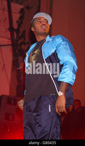 Nas Performs at Carling Brixton Academy Stock Photo