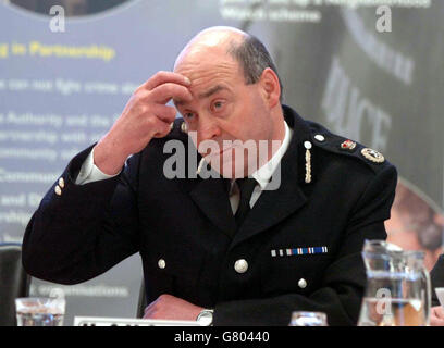 Nottinghamshire Police Authority Meeting - County Hall Stock Photo