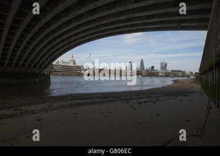 London City Views. A general view of London looking across the River Thames Stock Photo