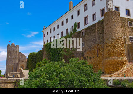 Palmela, Palmela castle now Pousada-hotel, Setubal district. Serra de Arrabida. Portugal. Europe Stock Photo