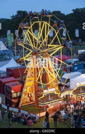 General view of the Ferris Wheel at Common People Festival, Southampton Common in Southampton Stock Photo