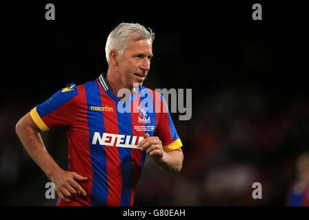 Crystal Palace's Alan Pardew during the testimonial match at Selhurst Park, London. Stock Photo