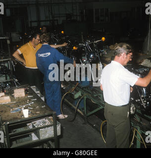 Buildings and Landmarks - Norton Villiers Triumph Motorcycle Factory - Meridan, West Midlands Stock Photo