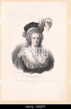 Marie Antoinette, Erzherzogin von Österreich Stock Photo