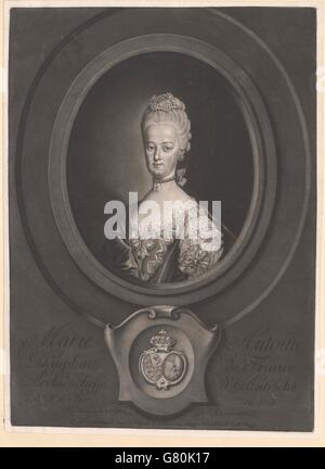 Marie Antoinette, Erzherzogin von Österreich Stock Photo