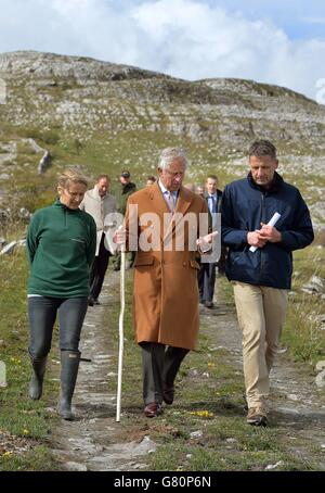 Royal visit to Ireland - Day 1 Stock Photo