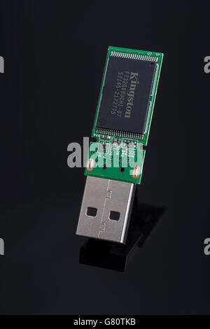 Computer memory / Technology concept. Metaphor electronics / computer storage. USB2 flash drive / USB memory stick. Digital technology concept. Stock Photo