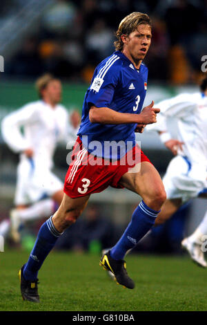 Soccer - FIFA World Cup 2006 Qualifier - Group One - Liechtenstein v Russia - Rheinpark Stadium. Michael Stocklasa, Liechtenstein Stock Photo