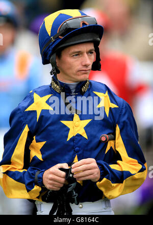 Horse Racing - 2015 Dante Festival - Betfred Dante Stakes Day - York Racecourse. David Allan, jockey Stock Photo