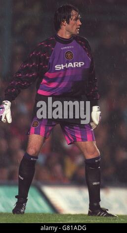 Soccer ... David Busst Testimonial Match ... Manchester United v Coventry City. Raimond Van Der Gouw, Manchester United goalkeeper Stock Photo