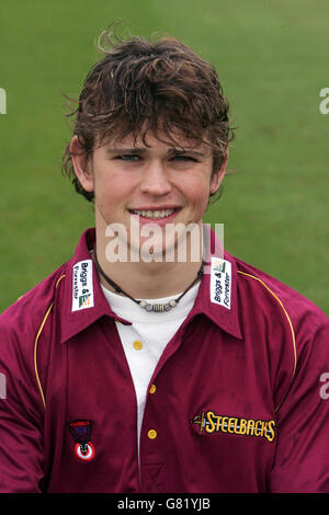 Cricket - Northamptonshire County Cricket Club - 2005 Photocall - County Ground. Cameron Wake, Northamptonshire Steelbacks Stock Photo