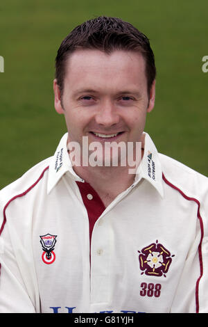 Cricket - Northamptonshire County Cricket Club - 2005 Photocall - County Ground. Jason Brown, Northamptonshire Stock Photo