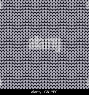 Seamless knitted pattern background Stock Vector