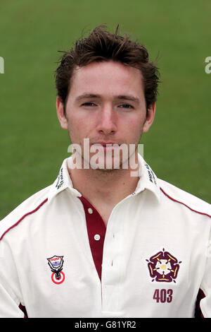 Cricket - Northamptonshire County Cricket Club - 2005 Photocall - County Ground Stock Photo