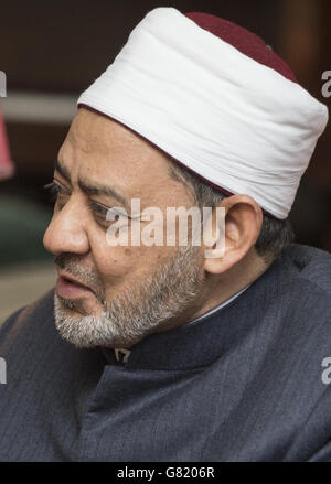 Charles receives Grand Imam Stock Photo