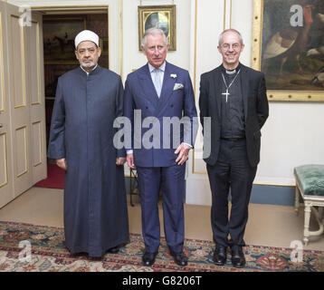 Charles receives Grand Imam Stock Photo