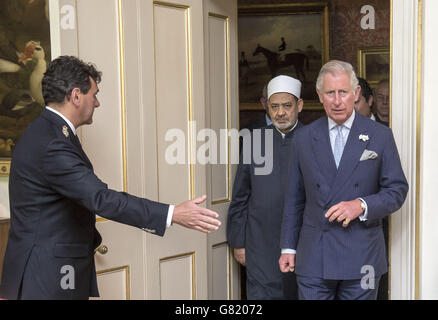 Charles receives Grand Imam Stock Photo