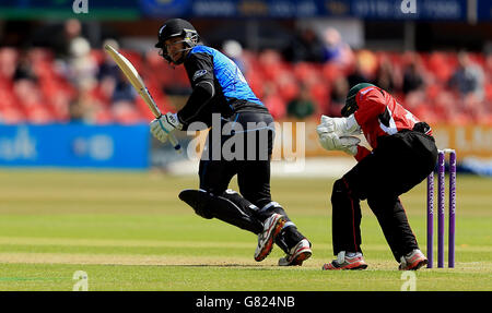 Cricket - One Day Tour Match - Leicestershire v New Zealand - Grace Road Stock Photo