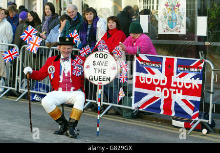 Royal Wedding - Prince Charles and Camilla Parker Bowles - Windsor Stock Photo