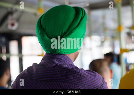 Young adult indian sikh man with Turban Stock Photo