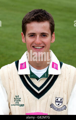 Cricket - Worcestershire County Cricket Club - 2005 Photocall - New Road. Steve Davies, Worcestershire Stock Photo