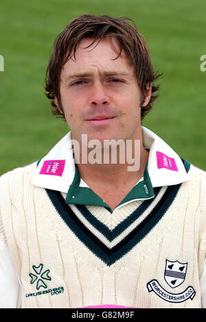 Cricket - Worcestershire County Cricket Club - 2005 Photocall - New Road. James Pipe, Worcestershire Stock Photo