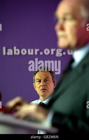 John Reid, the New Secretary of State for Northern Ireland, meets a ...