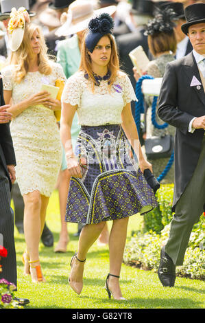 Horse Racing - The Royal Ascot Meeting 2015 - Day Four - Ascot Racecourse. Princess Beatrice of York during day four of the 2015 Royal Ascot Meeting at Ascot Racecourse, Berkshire. Stock Photo