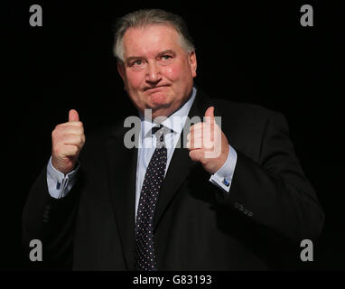 GMB General Secretary Paul Kenny as he steps down at the party's Annual Congress in Dublin. Stock Photo