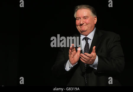 GMB General Secretary Paul Kenny as he steps down at the party's Annual Congress in Dublin. Stock Photo