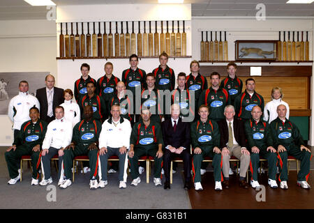 Cricket - Leicestershire County Cricket Club - 2005 Photocall - Grace Road. Team group, Leicestershire Foxes Stock Photo