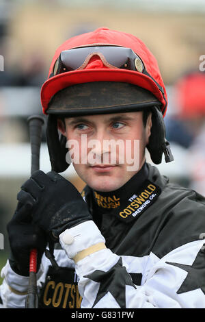 Horse Racing - Sky Bet Chase Weekend - Day One - Doncaster Racecourse. Jockey Nico de Joinville prior to his ride on Smart Freddy in the Play Sportinglife Pick 6 For Free Novices' Chase. Stock Photo