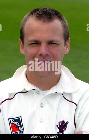 Cricket - Somerset County Cricket Club - 2005 Photocall - County Ground Stock Photo