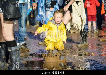 Glastonbury Festival 2015 - Day 1 Stock Photo