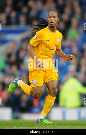 Soccer - Sky Bet League One - Play-Off Semi Final - First Leg - Chesterfield v Preston North End - Proact Stadium. Preston North End's Daniel Johnson Stock Photo