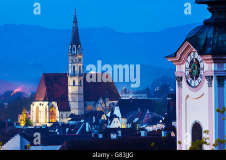 Stadtpfarrkirche in Steyr Stock Photo