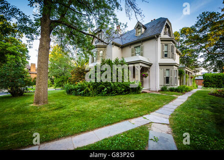 The  Harriet Beecher Stowe House, in Hartford, Connecticut. Stock Photo