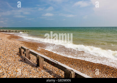 Climping Beach or Atherington a Shingle beach near Littlehampton  West Sussex England UK Europe Stock Photo