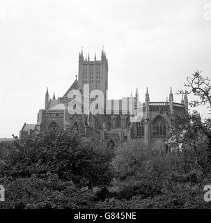 Buildings and Landmarks - Wells Cathedral - Somerset Stock Photo