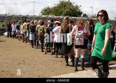 Glastonbury Festival 2015 - Day 2 Stock Photo